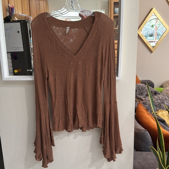 Free People Tops - Free People So Dramatic Long Sleeve Top